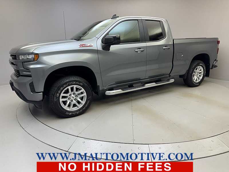Gray (Satin Steel Metallic) 2020 Chevrolet Silverado 1500 RST Double Cab 4WD Pickup Truck Four-Wheel Drive 8-Speed Automatic