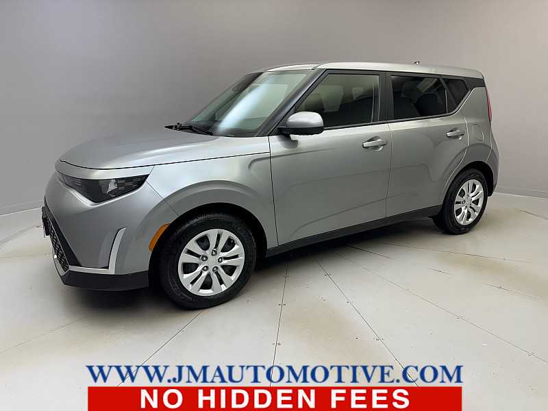 Steel Gray 2023 Kia Soul LX FWD SUV / Crossover Front-Wheel Drive Continuously Variable Transmission