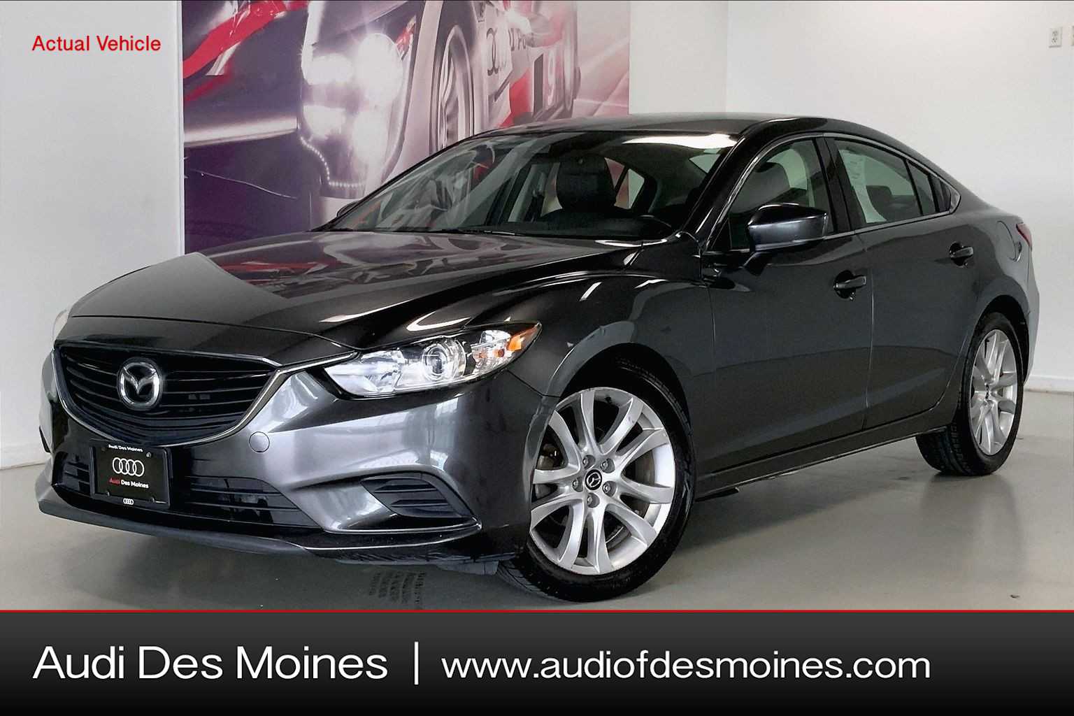 Machine Gray Metallic 2017 Mazda MAZDA6 Sedan Front-Wheel Drive 6-Speed Automatic