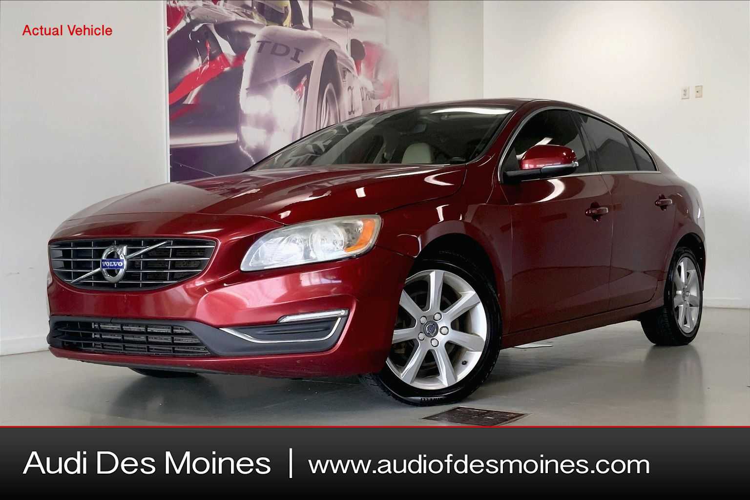 Red 2016 Volvo S60 Sedan Front-Wheel Drive 8-Speed Automatic