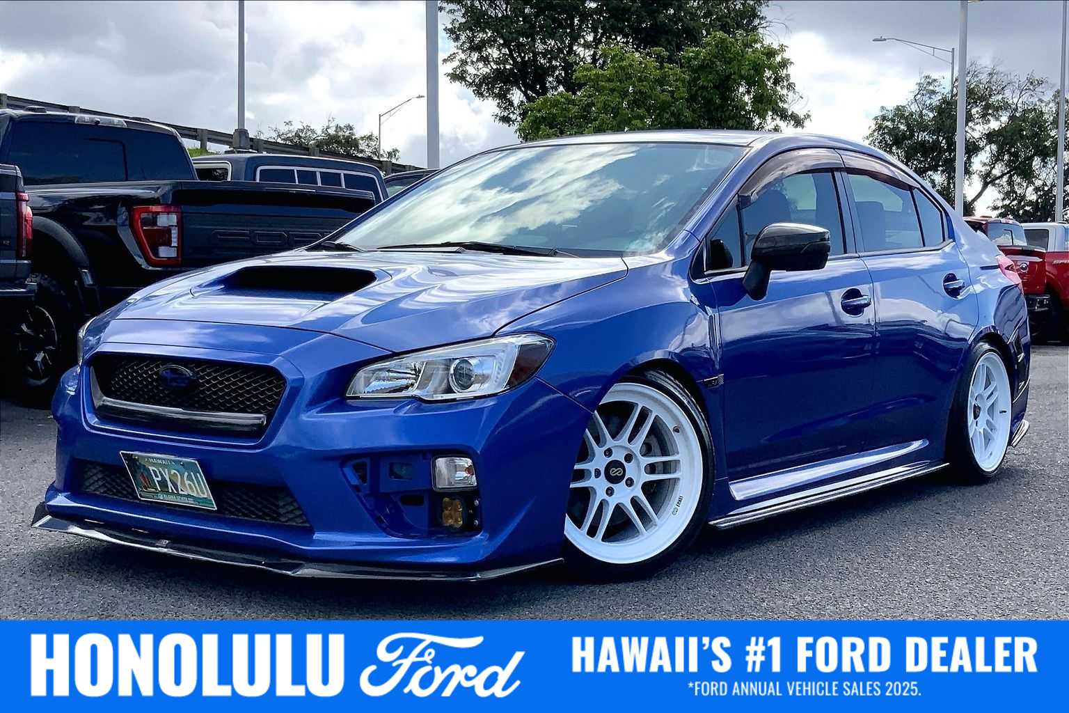 WR Blue Pearl 2017 Subaru WRX Sedan Sedan All-Wheel Drive 6-Speed Manual