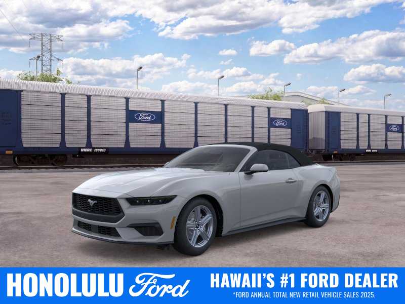 Gray 2026 Ford Mustang Convertible Rear-Wheel Drive Automatic