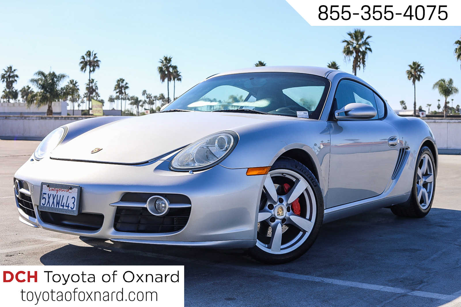 Silver 2007 Porsche Cayman Coupe Rear-Wheel Drive Automatic