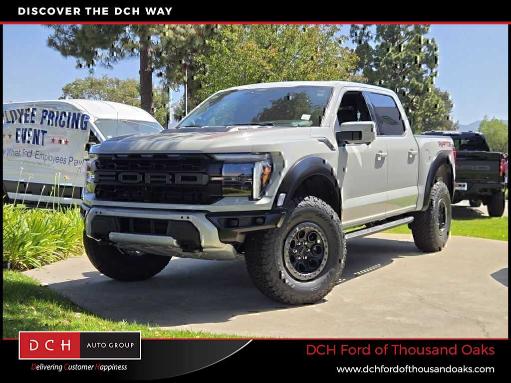 Avalanche Gray Metallic 2026 Ford F-150 Raptor SuperCrew 4WD Pickup Truck Four-Wheel Drive Automatic