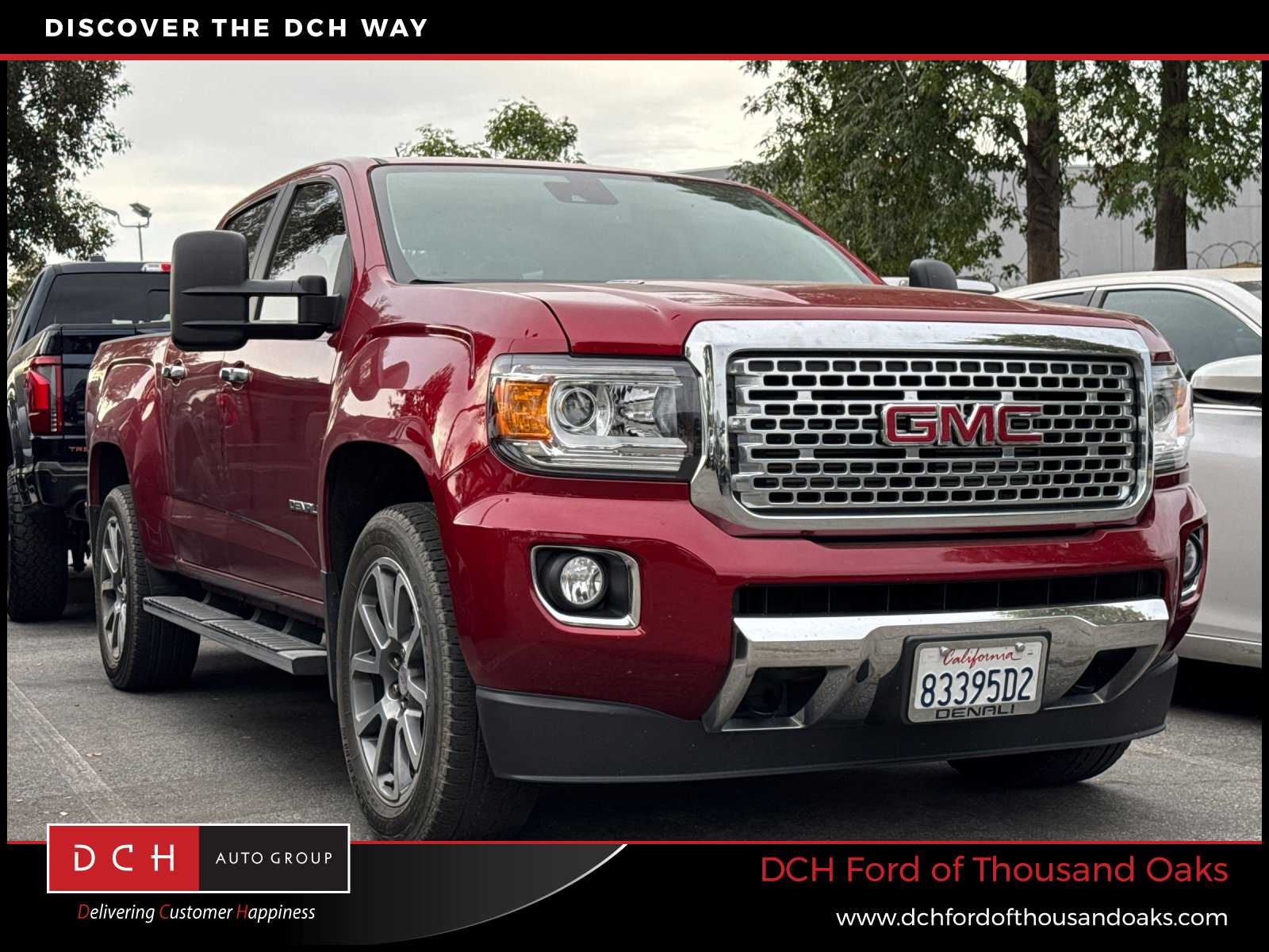 Red Quartz Tintcoat 2017 GMC Canyon Pickup Truck Four-Wheel Drive 6-Speed Automatic
