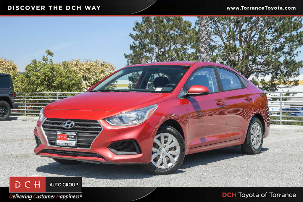 Pomegranate Red 2018 Hyundai Accent Sedan Front-Wheel Drive Automatic