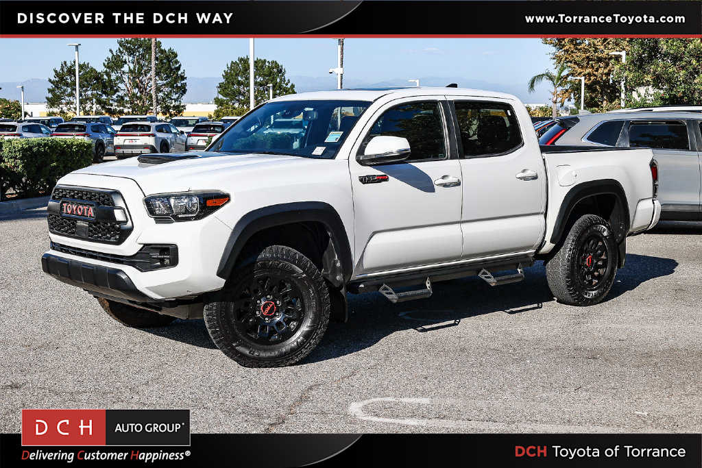 Super White 2019 Toyota Tacoma Pickup Truck Four-Wheel Drive 6-Speed Automatic