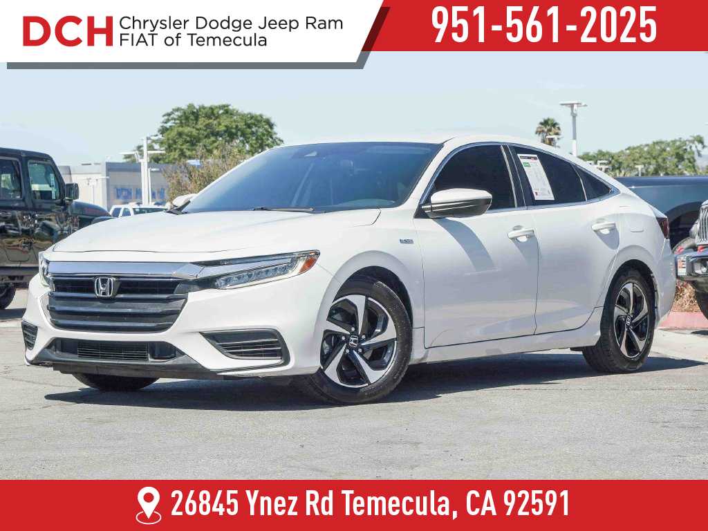 Platinum White Pearl 2022 Honda Insight Sedan Front-Wheel Drive Continuously Variable Transmission