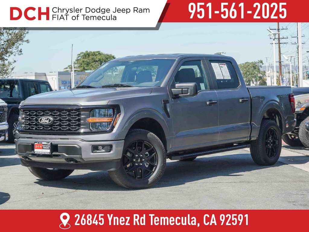 Carbonized Gray Metallic 2024 Ford F-150 Pickup Truck Four-Wheel Drive Automatic
