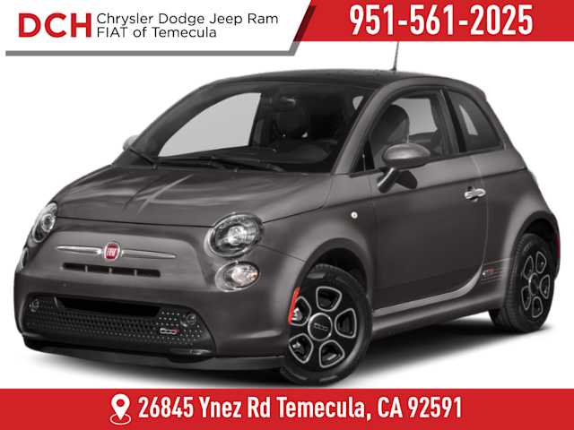 Granito Gray 2018 FIAT 500e Hatchback Front-Wheel Drive 1-Speed Automatic