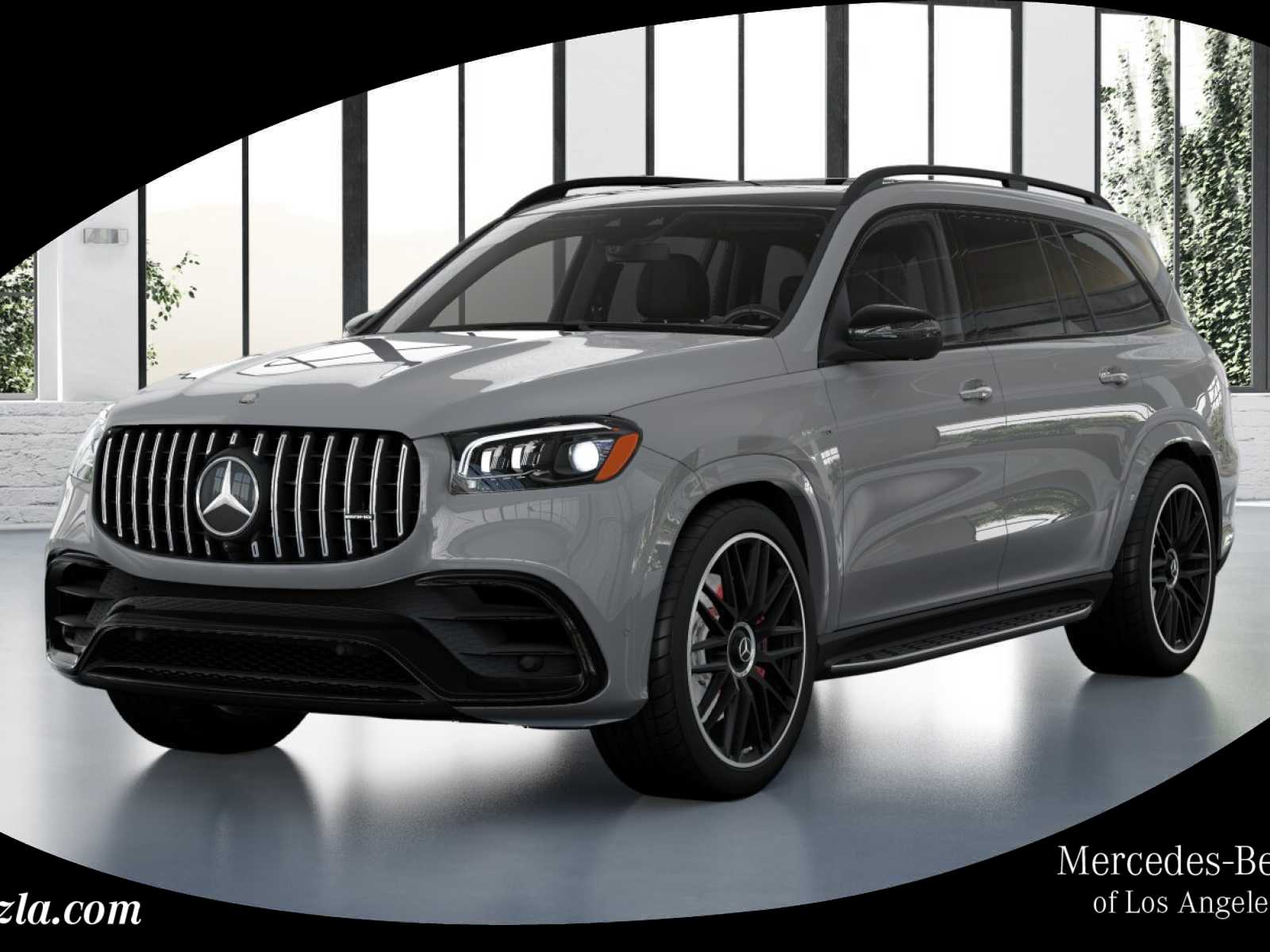 Gray (MANUFAKTUR Alpine Grey) 2026 Mercedes-Benz GLS SUV / Crossover All-Wheel Drive 9-Speed Automatic