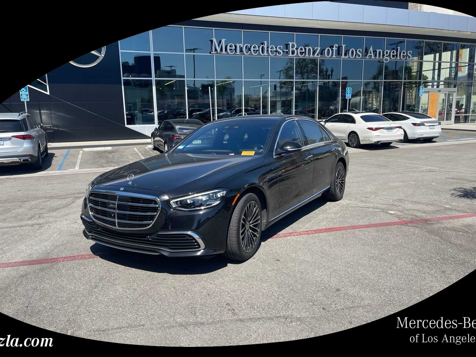Obsidian Black 2023 Mercedes-Benz S-Class Sedan All-Wheel Drive 9-Speed Automatic
