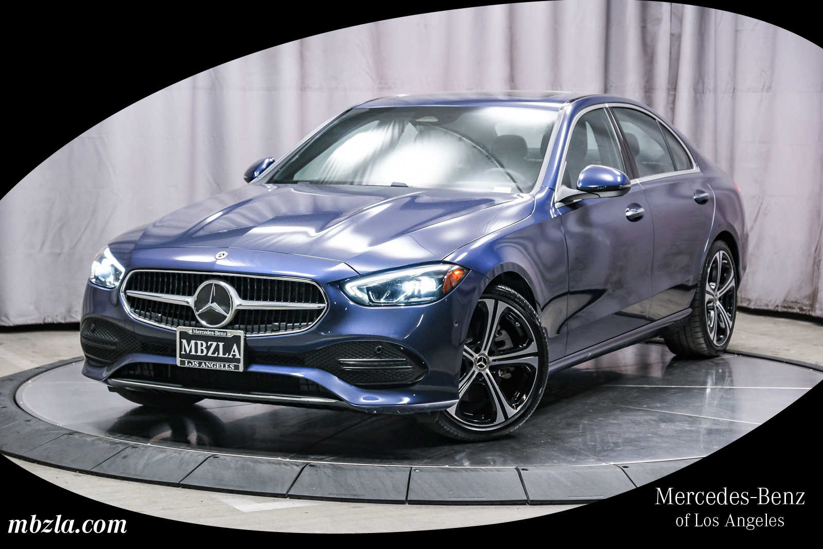 Twilight Blue Metallic 2026 Mercedes-Benz C-Class Sedan Rear-Wheel Drive 9-Speed Automatic