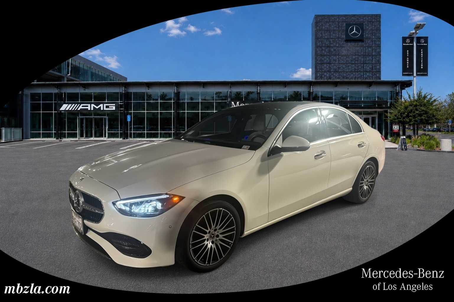 Polar White 2026 Mercedes-Benz C-Class Sedan Rear-Wheel Drive 9-Speed Automatic