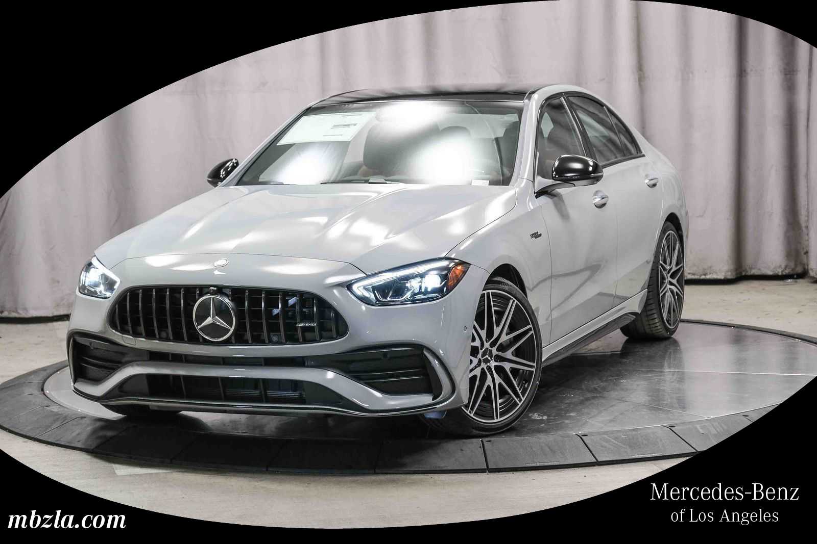 Gray (MANUFAKTUR Graphite Grey Magno) 2026 Mercedes-Benz C-Class Sedan All-Wheel Drive 9-Speed Automatic