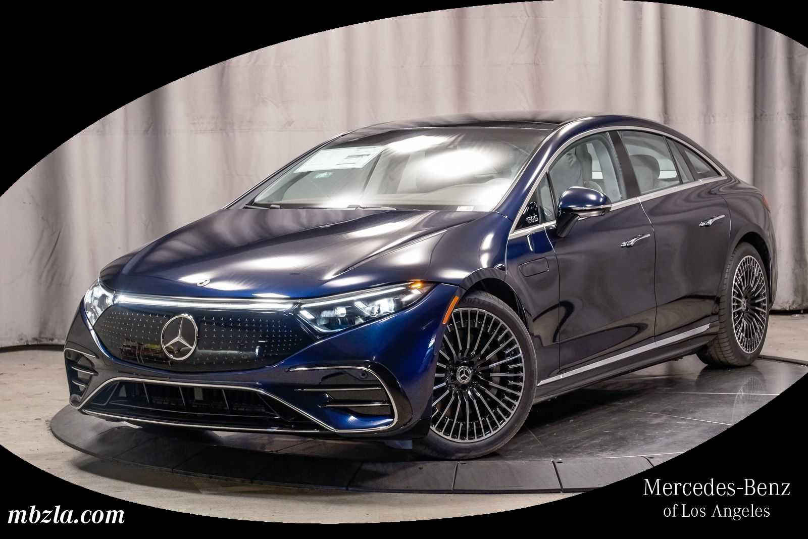 Nautical Blue Metallic 2026 Mercedes-Benz EQS Sedan All-Wheel Drive 1-Speed Automatic