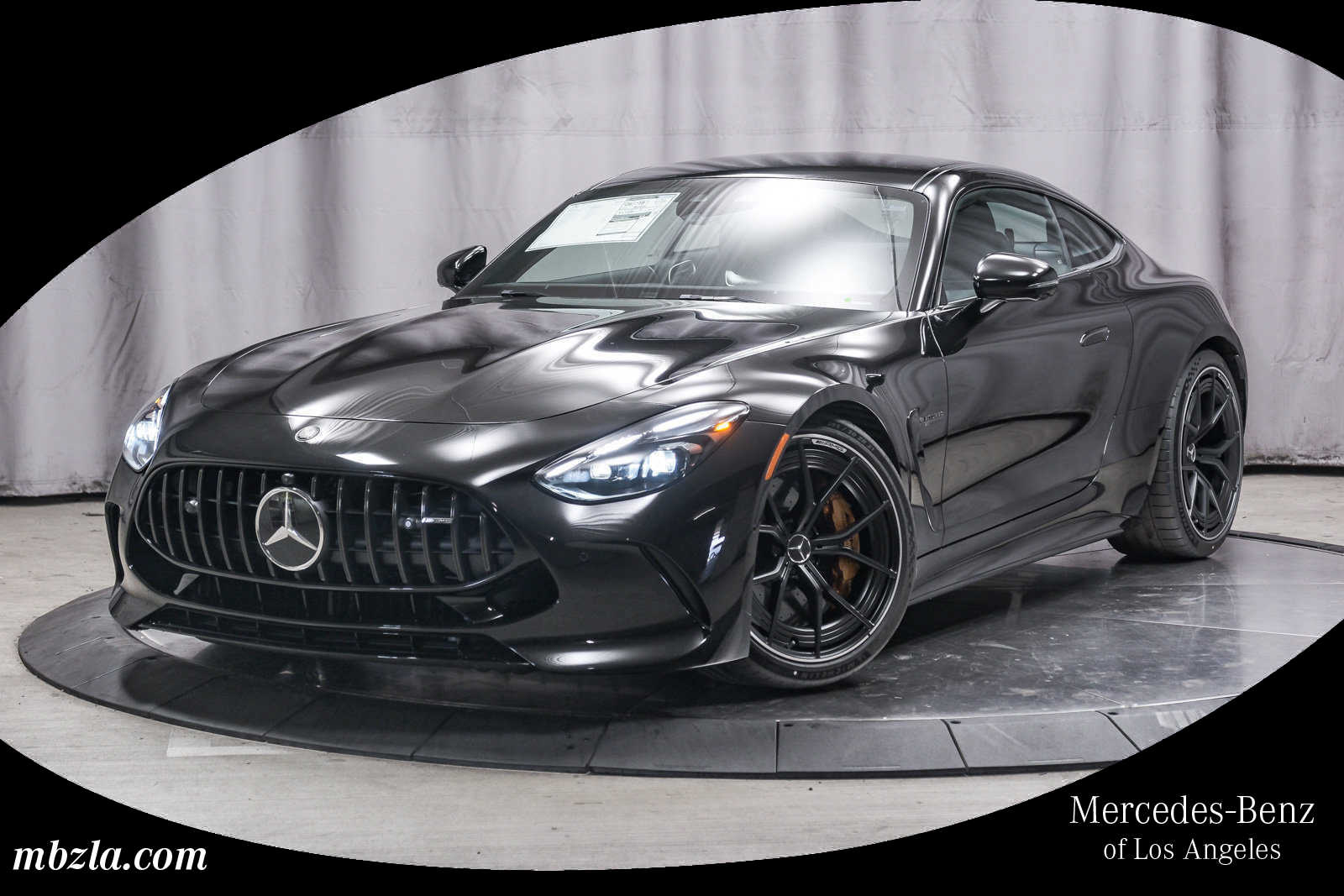 Obsidian Black Metallic 2026 Mercedes-Benz AMG GT Coupe All-Wheel Drive 9-Speed Automatic