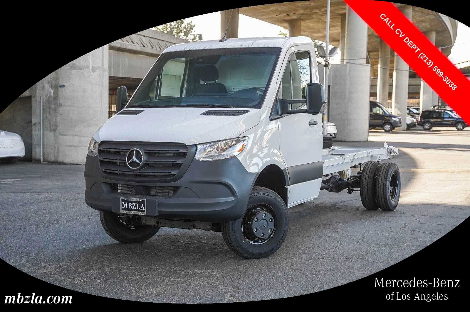 Arctic White 2024 Mercedes-Benz Sprinter Cab Chassis Van All-Wheel Drive 9-Speed Automatic