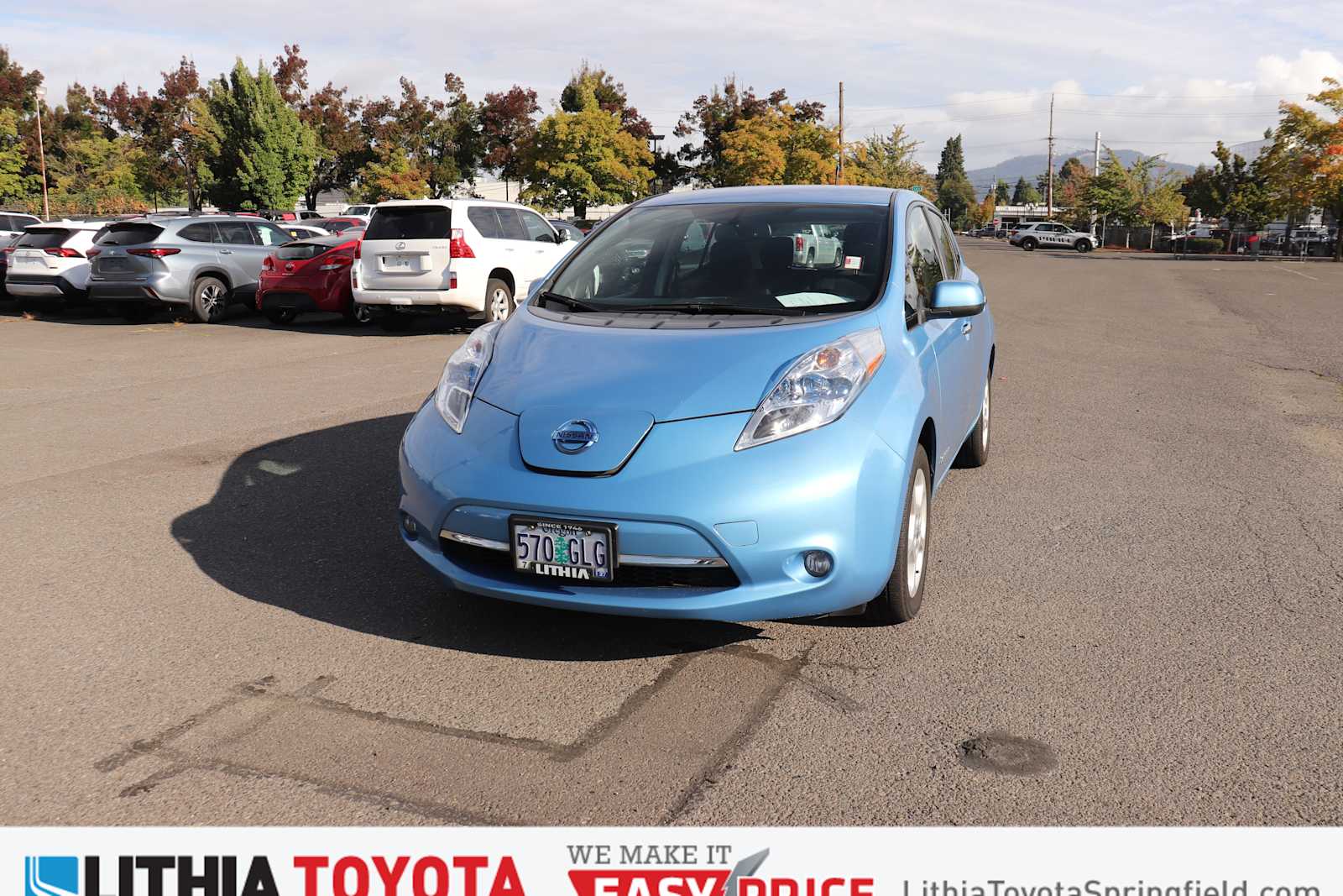 Blue Ocean 2013 Nissan LEAF Hatchback Front-Wheel Drive 1-Speed Automatic