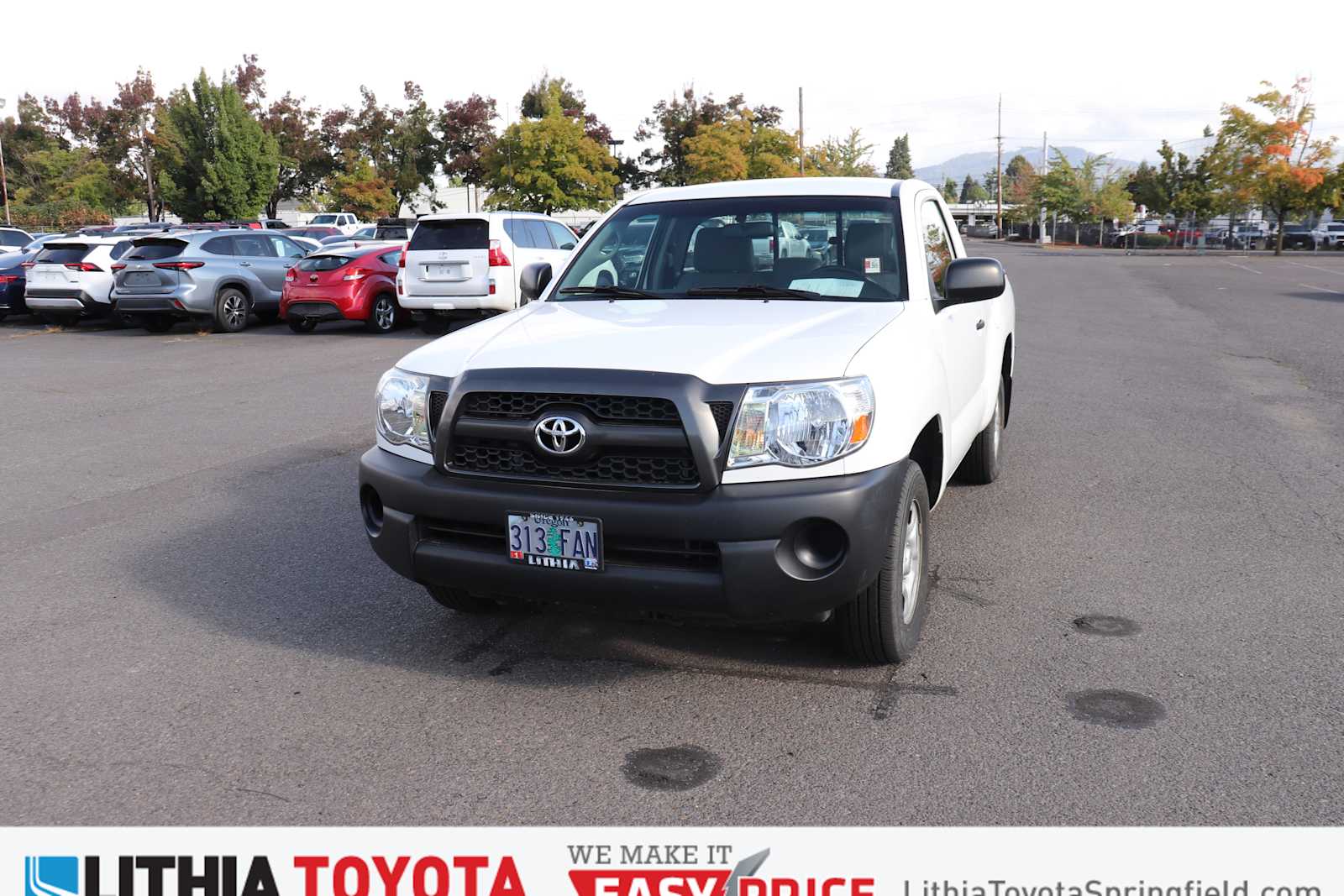 Super White 2011 Toyota Tacoma Pickup Truck 4X2 Automatic