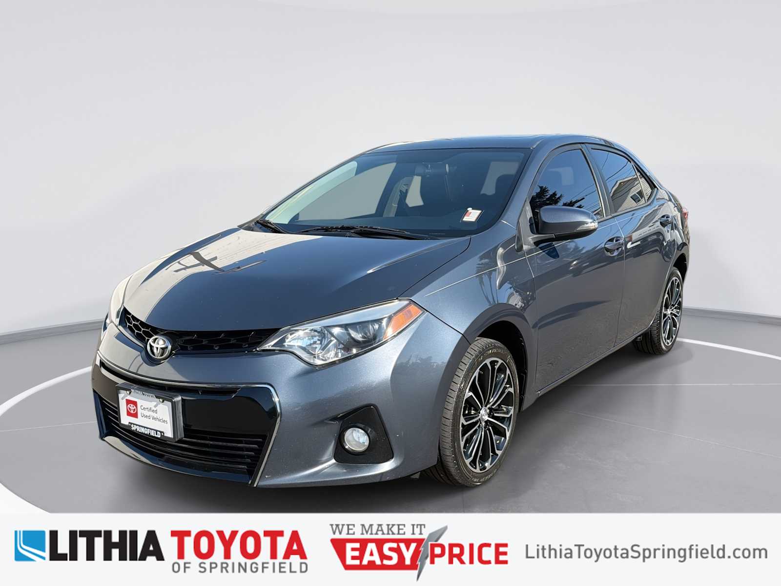 Slate Metallic 2016 Toyota Corolla Sedan Front-Wheel Drive Automatic