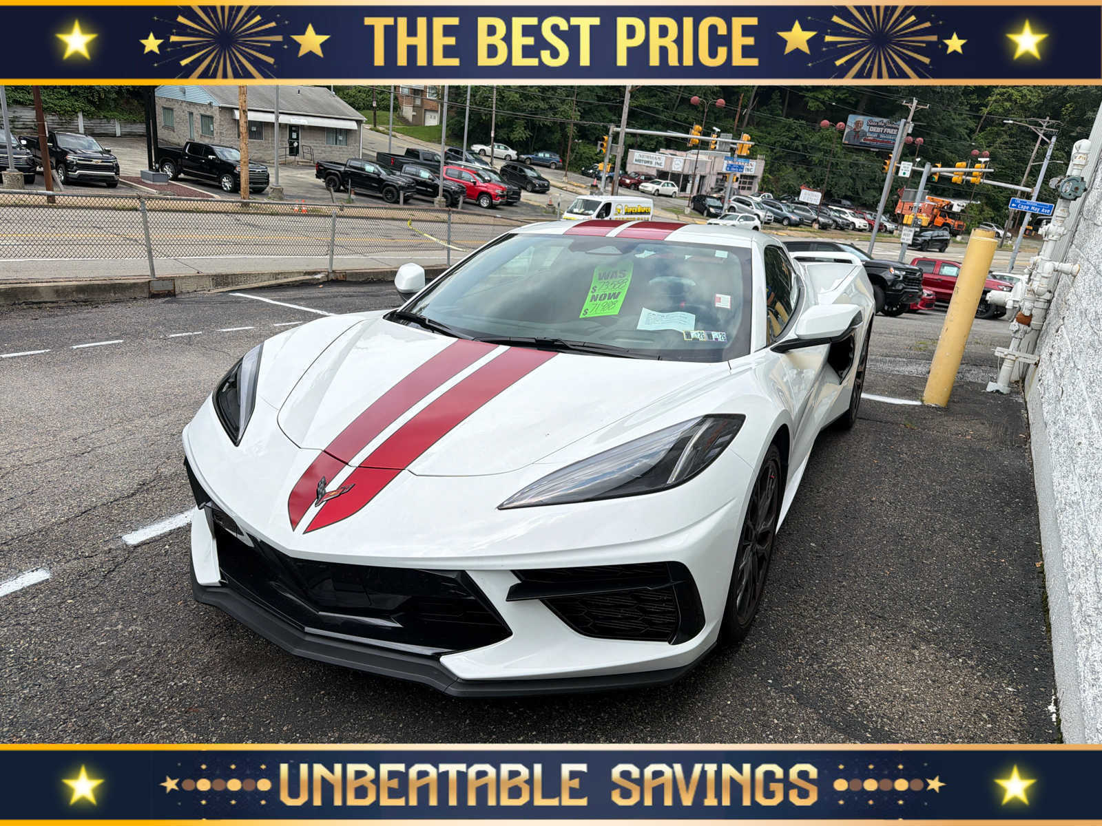 Arctic White 2024 Chevrolet Corvette Convertible Rear-Wheel Drive 8-Speed Automatic
