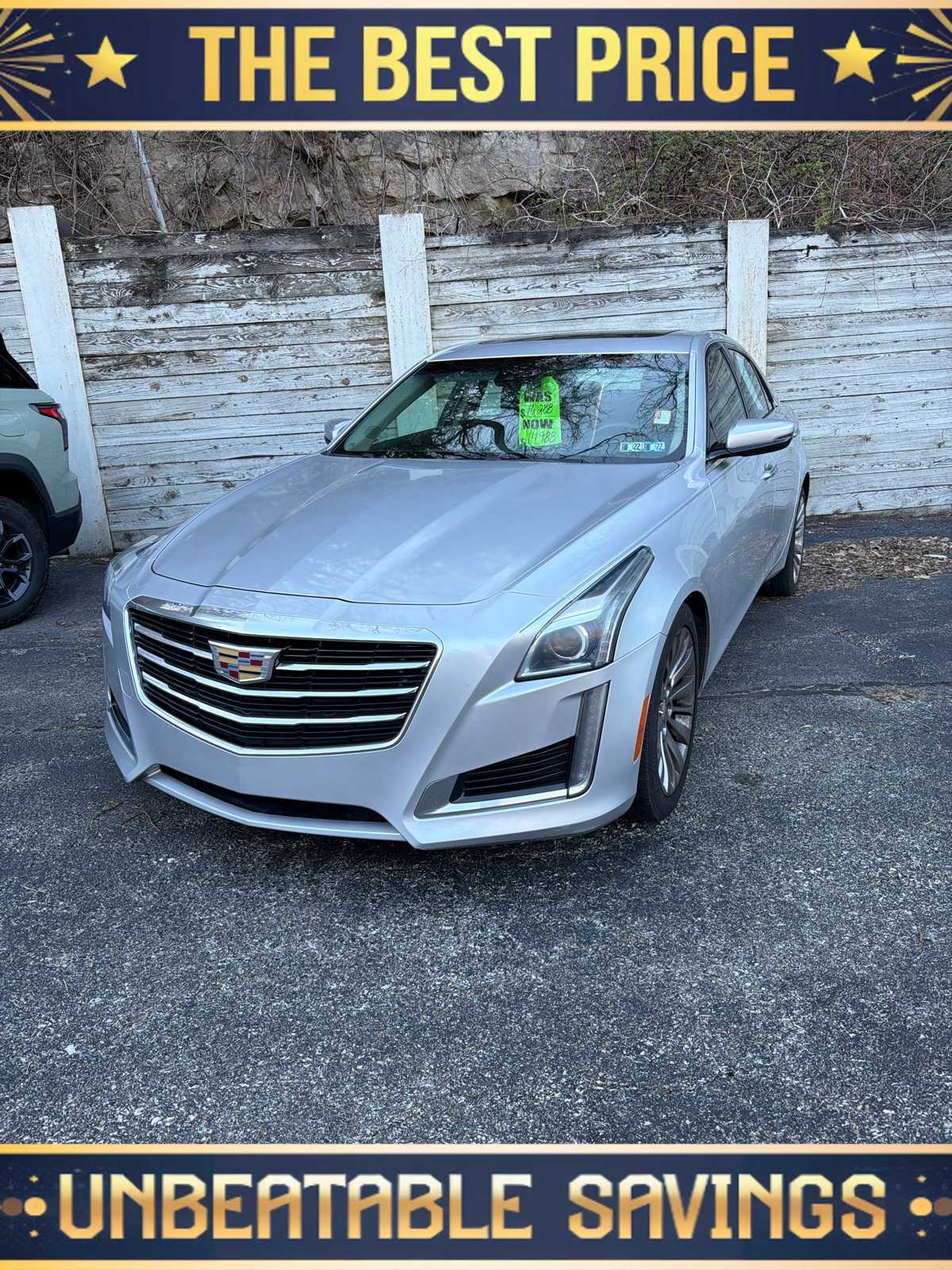 Radiant Silver Metallic 2016 Cadillac CTS 3.6L Luxury AWD Sedan All-Wheel Drive 8-Speed Automatic