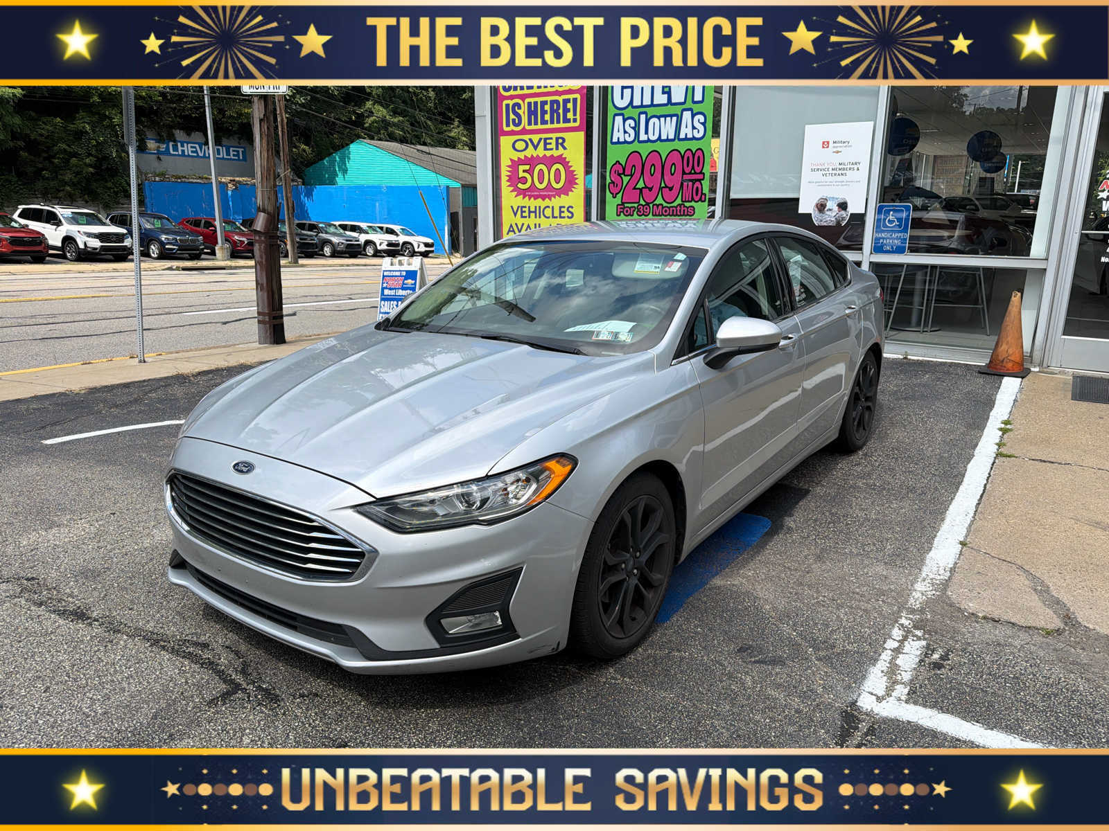 Ingot Silver Metallic 2019 Ford Fusion Sedan Front-Wheel Drive 6-Speed Automatic