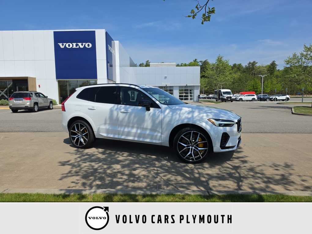 Crystal White Metallic 2024 Volvo XC60 Recharge T8 Polestar Engineered eAWD SUV / Crossover All-Wheel Drive 8-Speed Automatic