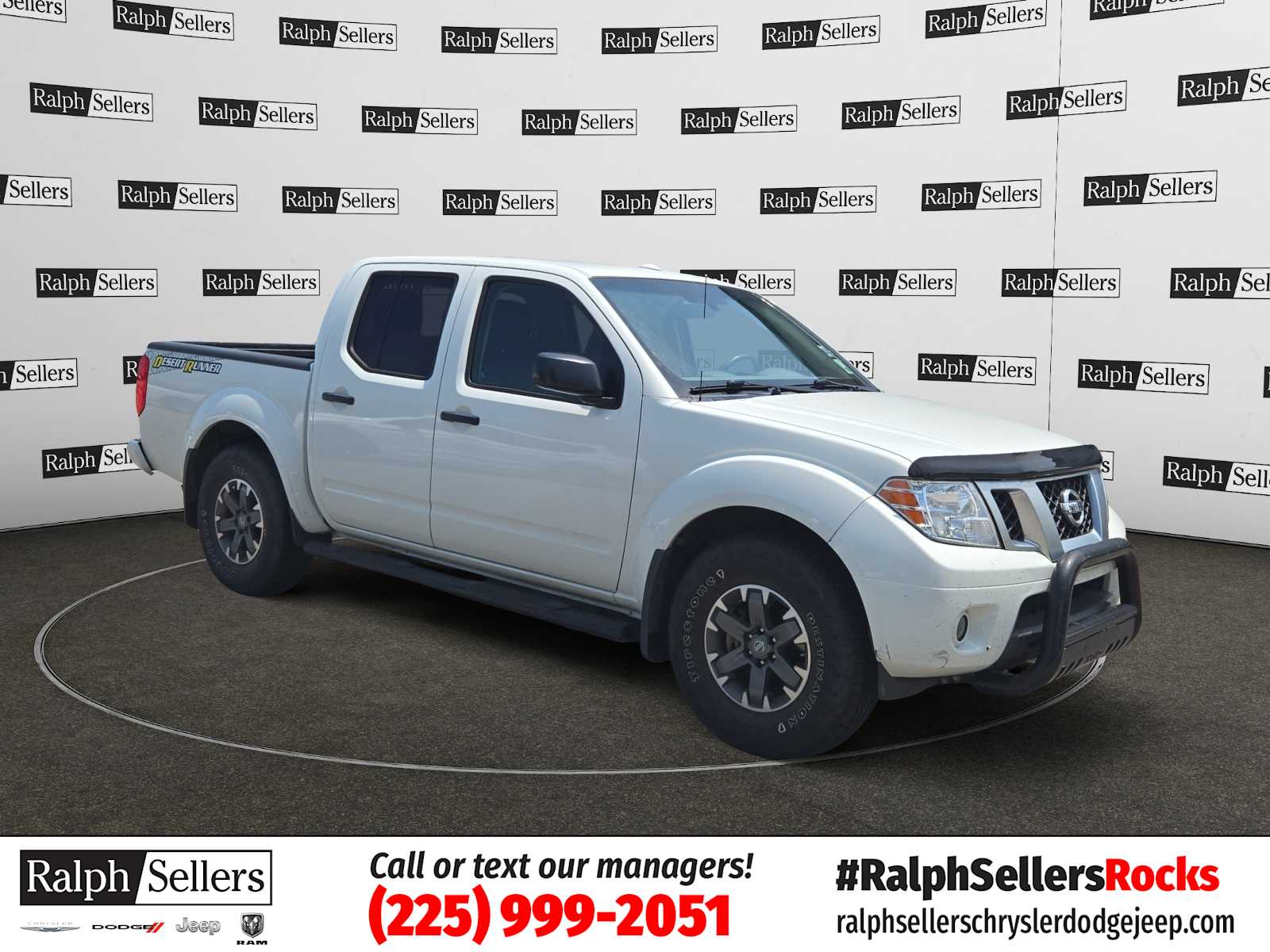 Glacier White 2017 Nissan Frontier Pickup Truck 4X2 Automatic