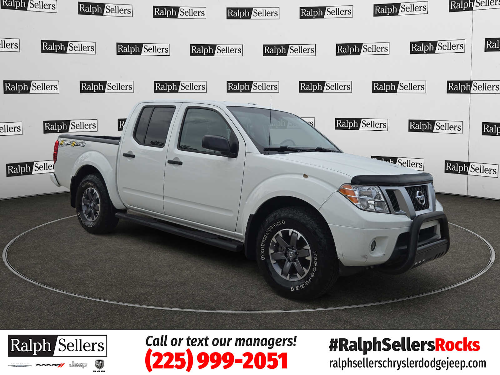 Glacier White 2017 Nissan Frontier Pickup Truck 4X2 Automatic