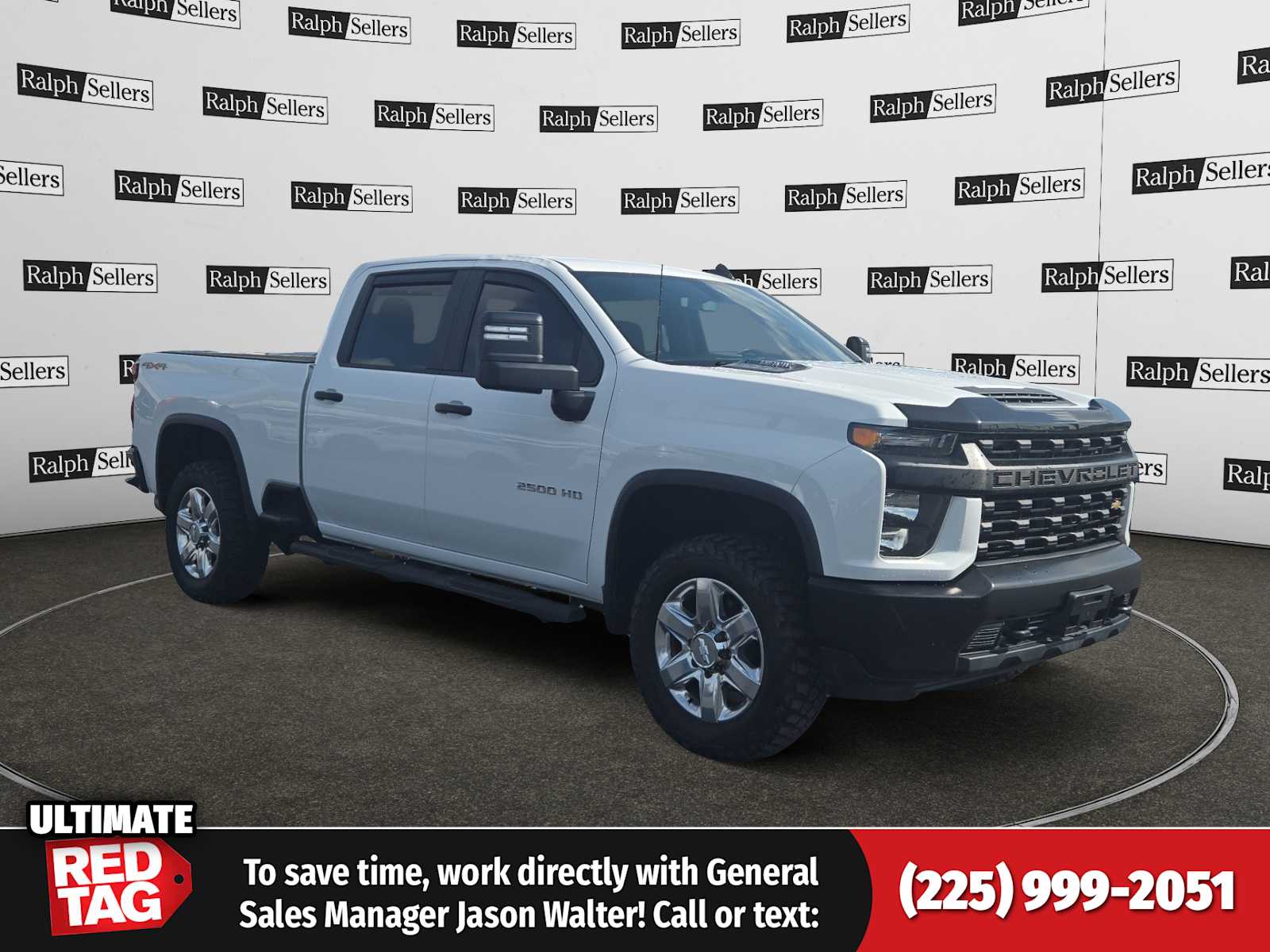 Summit White 2020 Chevrolet Silverado 2500HD Work Truck Crew Cab 4WD Pickup Truck Four-Wheel Drive Automatic