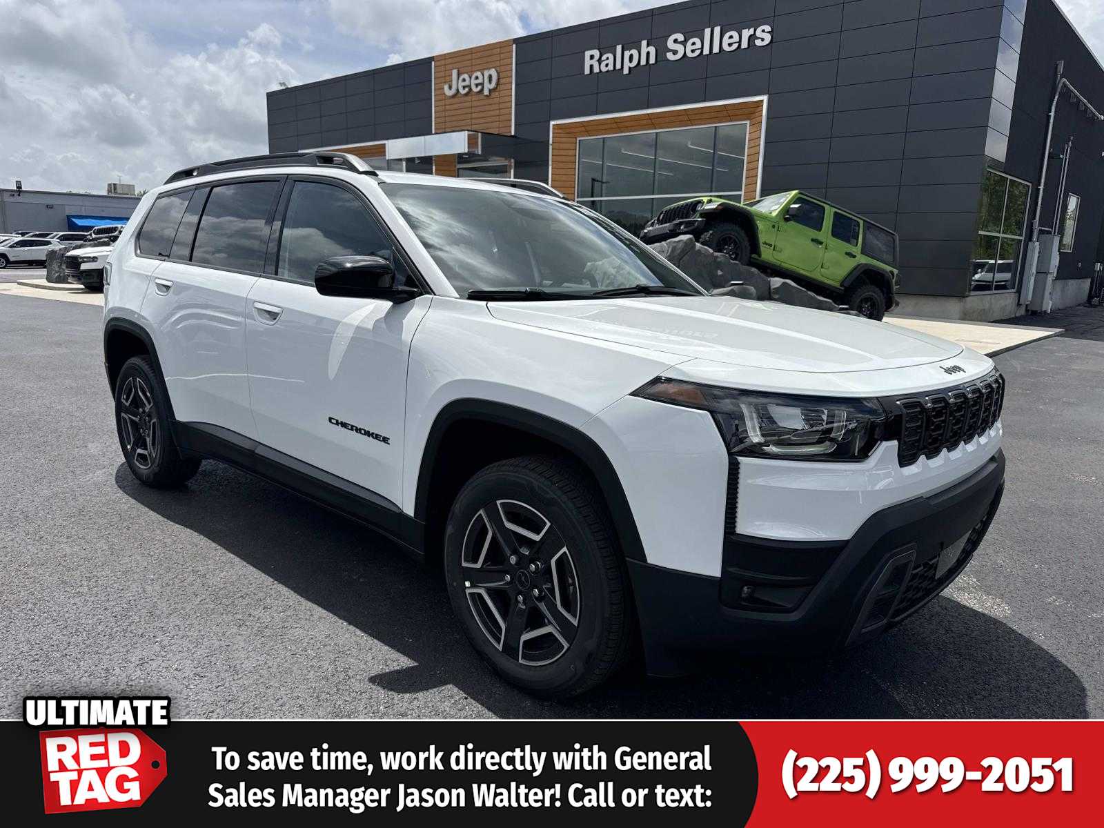 Bright White Clearcoat 2026 Jeep Cherokee Laredo 4WD SUV / Crossover Four-Wheel Drive Continuously Variable Transmission