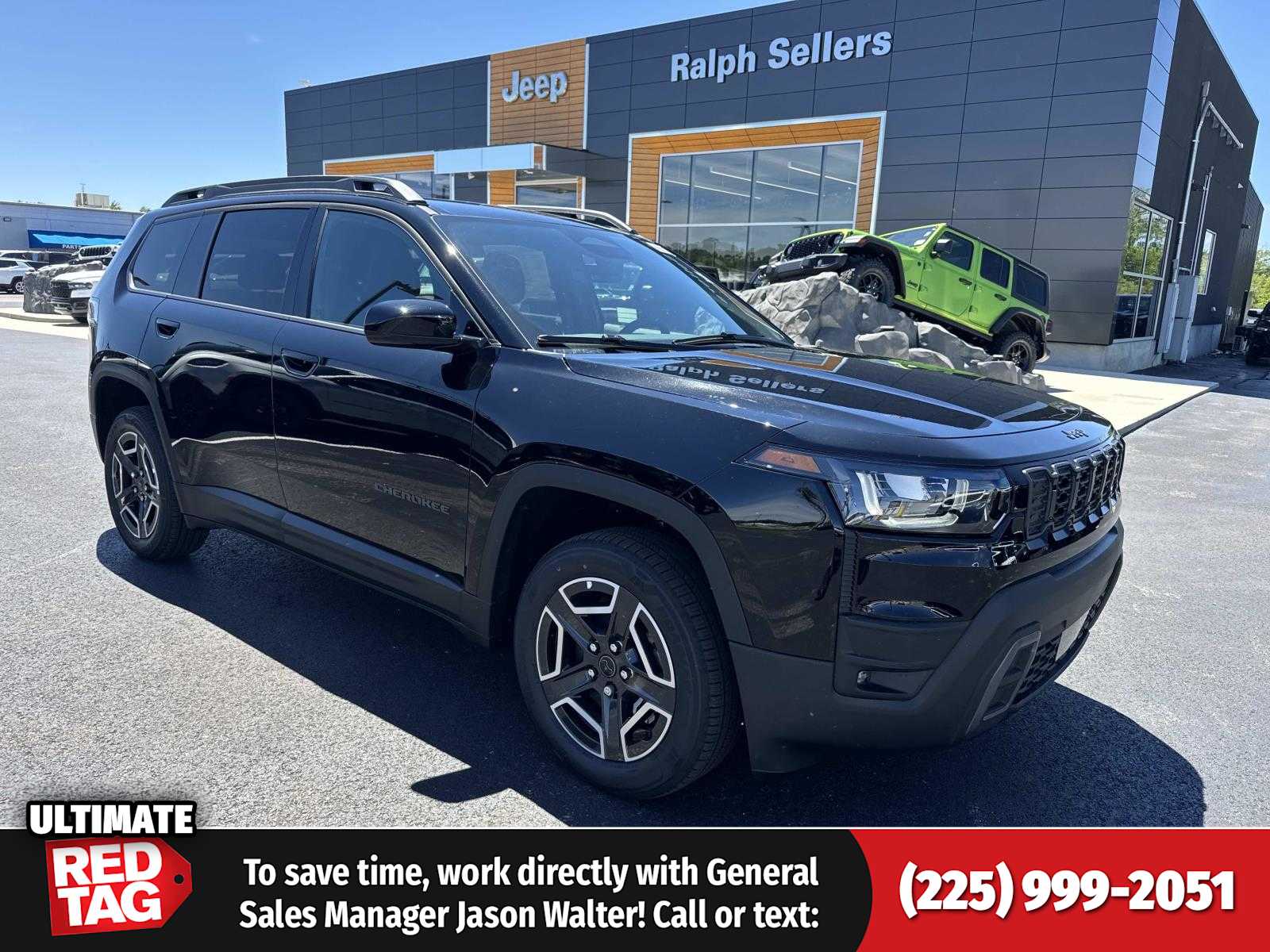 Diamond Black Crystal Pearlcoat 2026 Jeep Cherokee Laredo 4WD SUV / Crossover Four-Wheel Drive Continuously Variable Transmission