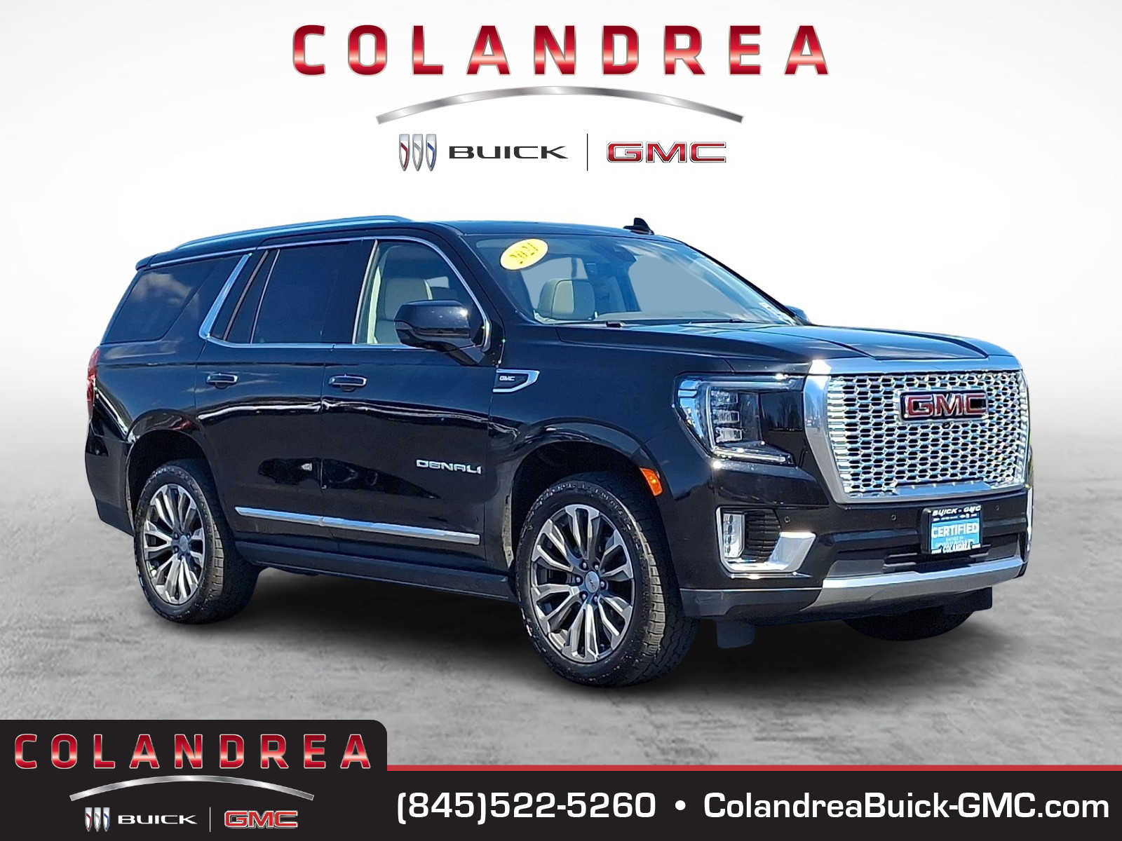 Onyx Black 2021 GMC Yukon Denali 4WD SUV / Crossover Four-Wheel Drive Automatic