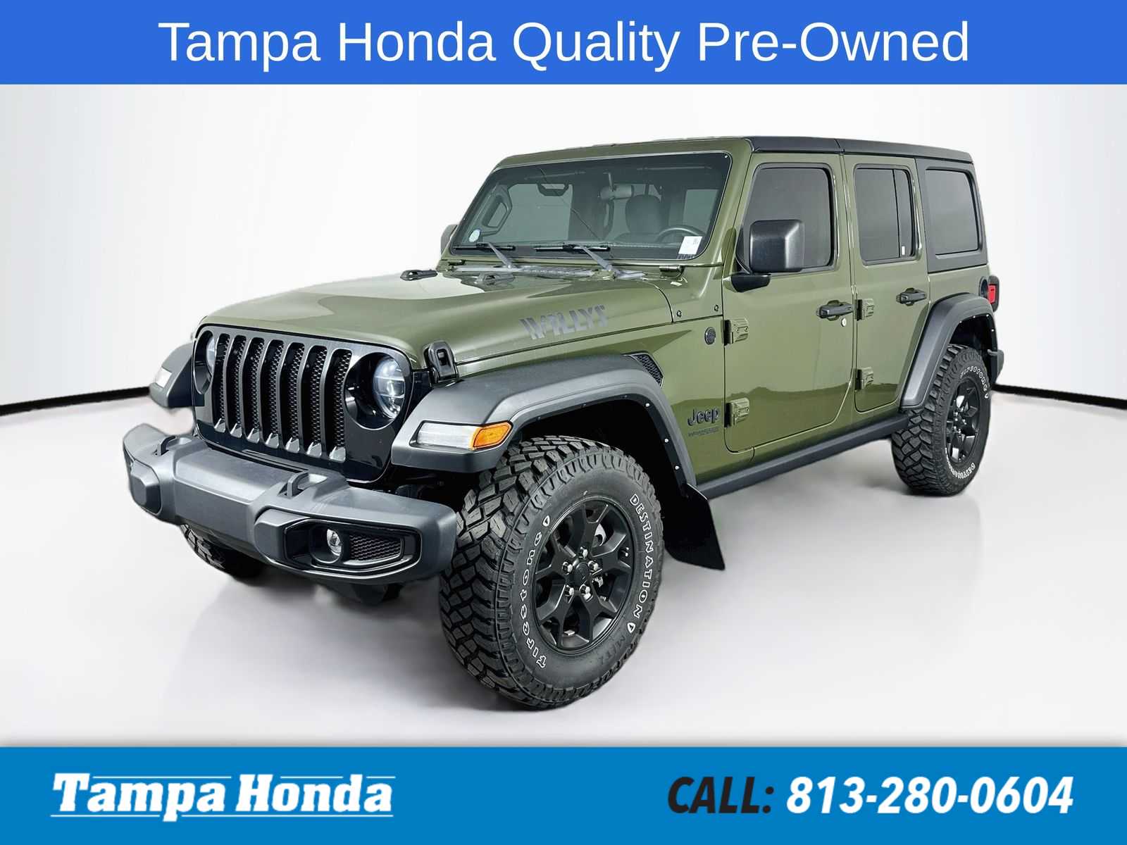 Sarge Green Clearcoat 2022 Jeep Wrangler SUV / Crossover Four-Wheel Drive 6-Speed Manual