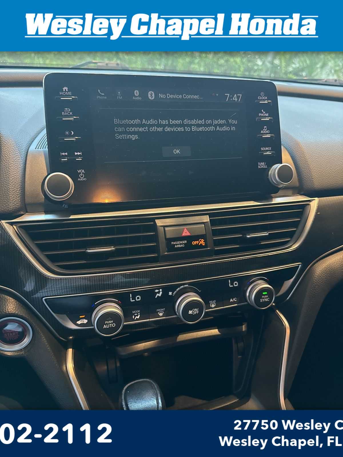 2021 Honda Accord Sedan Sport