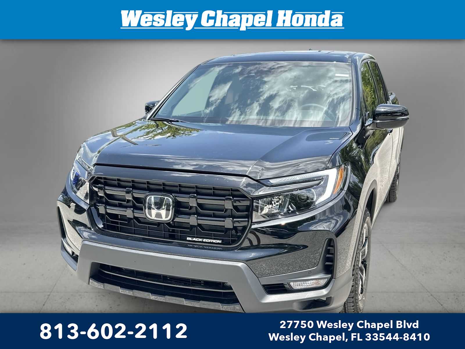 Crystal Black Pearl 2026 Honda Ridgeline Pickup Truck All-Wheel Drive 9-Speed Automatic