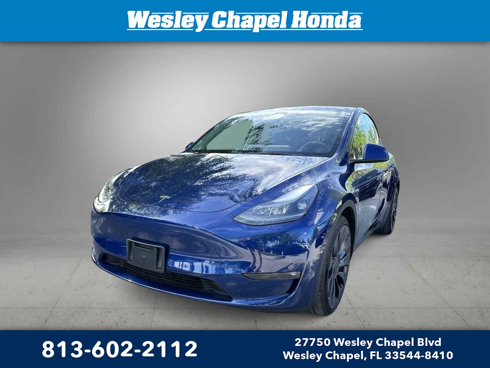 Blue 2023 Tesla Model Y Performance AWD SUV / Crossover All-Wheel Drive 1-Speed Automatic