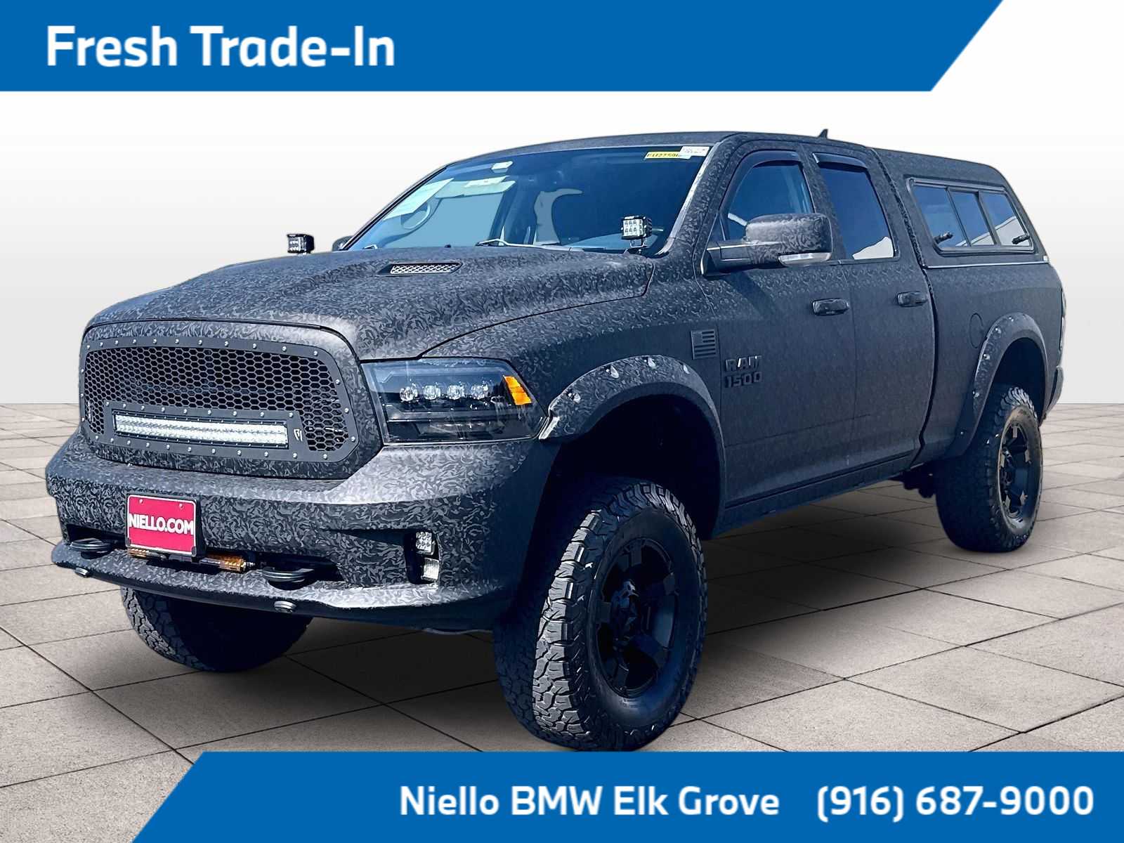 Brilliant Black Crystal Pearlcoat 2016 RAM 1500 Pickup Truck Four-Wheel Drive 8-Speed Automatic