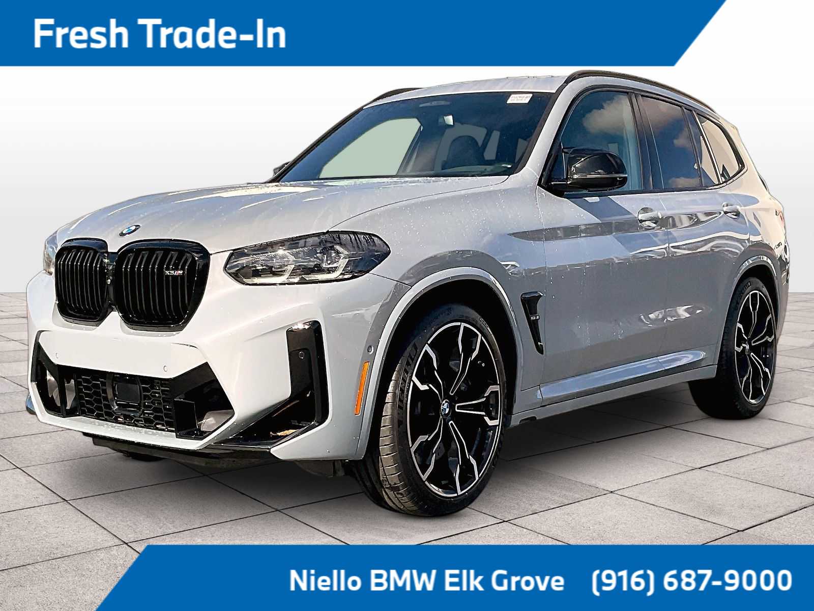 Gray (Brooklyn Grey Metallic) 2022 BMW X3 M SUV / Crossover All-Wheel Drive 8-Speed Automatic