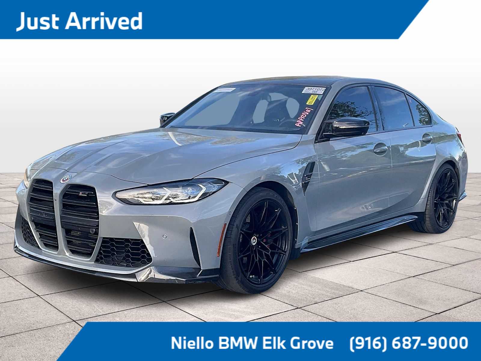 Green (Lime Rock Grey Metallic) 2023 BMW M3 Competition xDrive AWD Sedan All-Wheel Drive 8-Speed Automatic