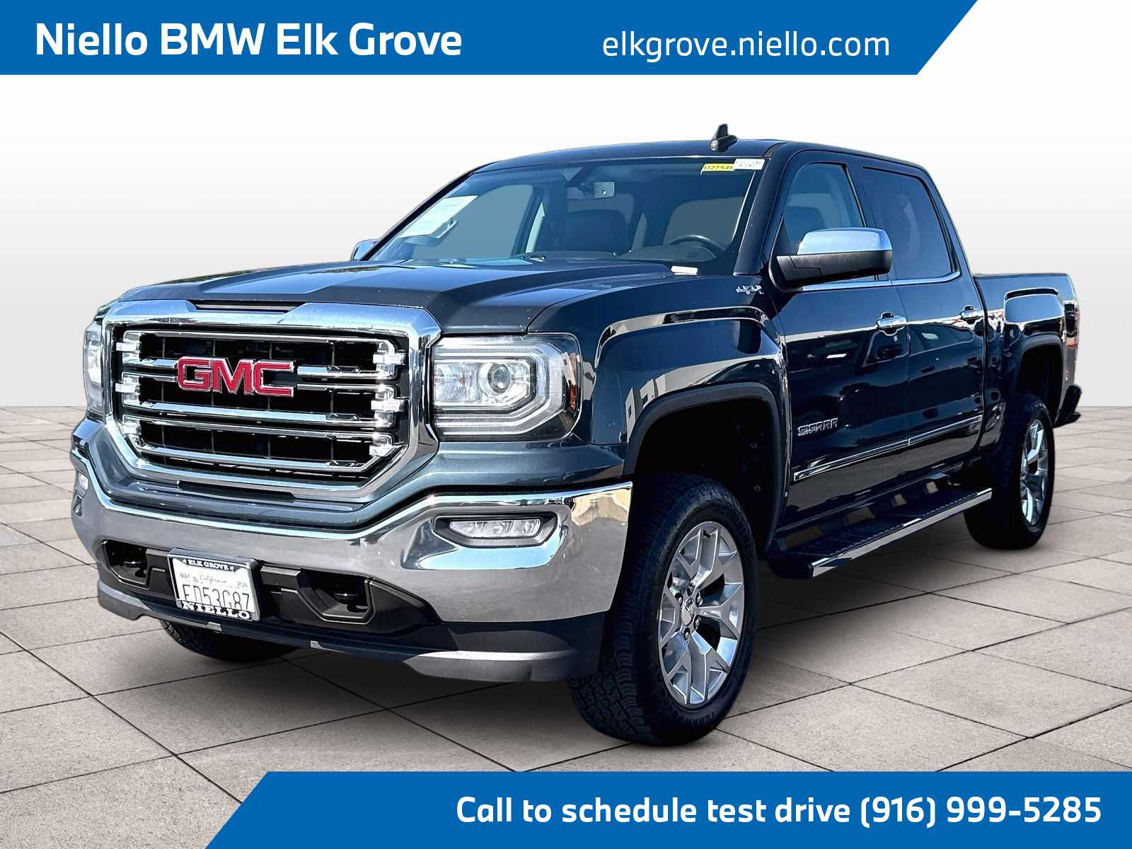 Dark Slate Metallic 2018 GMC Sierra 1500 Pickup Truck Four-Wheel Drive 6-Speed Automatic