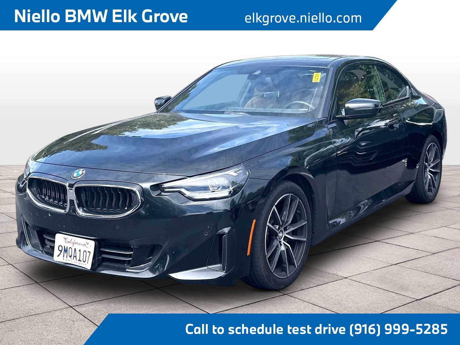 Black Sapphire Metallic 2024 BMW 2 Series Coupe Rear-Wheel Drive 8-Speed Automatic