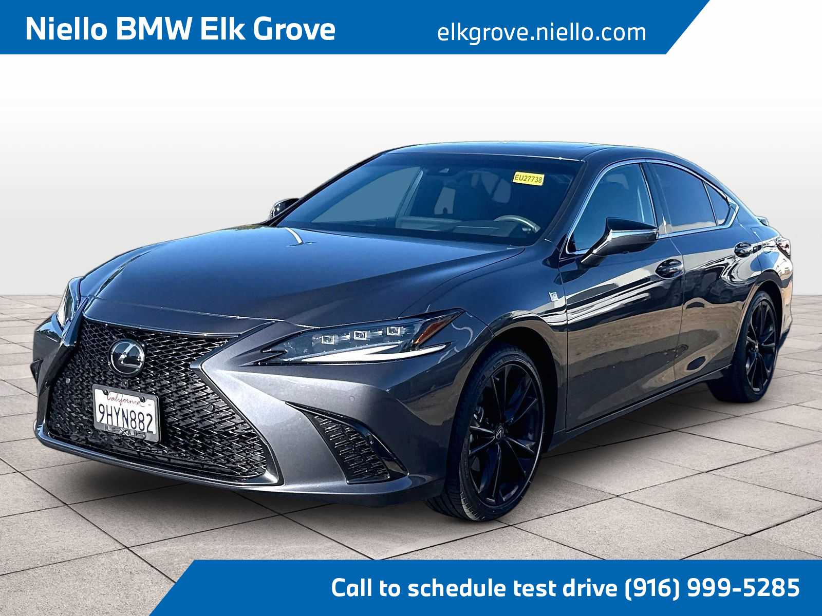 Cloudburst Gray 2024 Lexus ES Hybrid Sedan Front-Wheel Drive Automatic