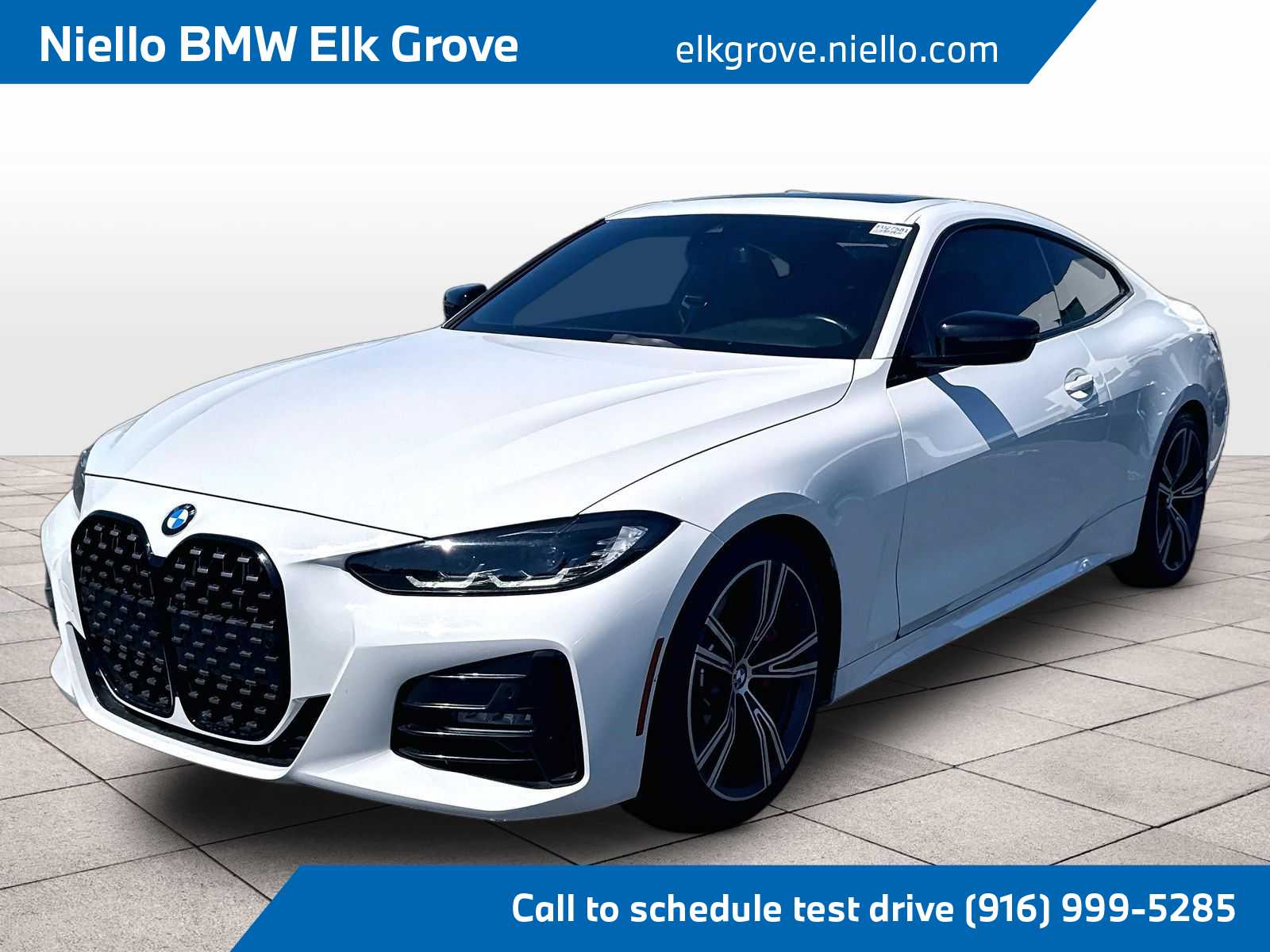 Alpine White 2022 BMW 4 Series Coupe Rear-Wheel Drive 8-Speed Automatic