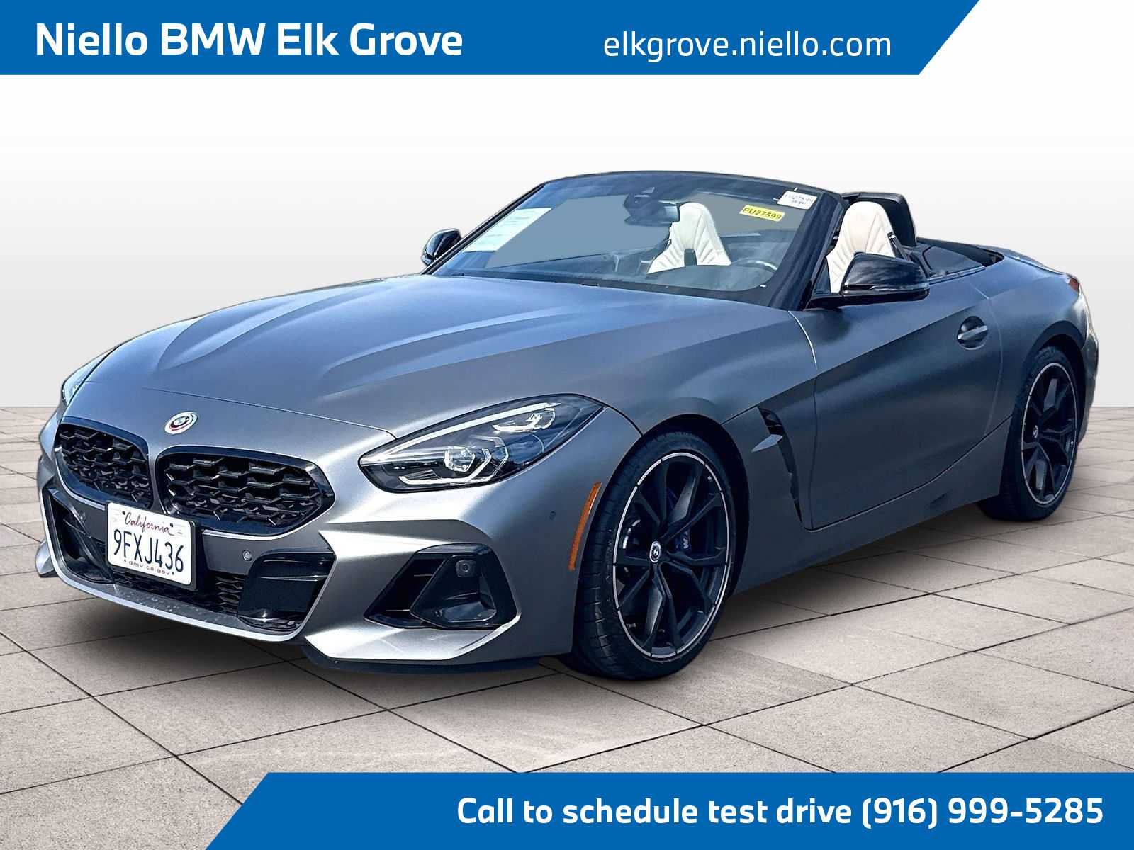 Gray (Frozen Grey II Metallic) 2023 BMW Z4 Convertible Rear-Wheel Drive 8-Speed Automatic