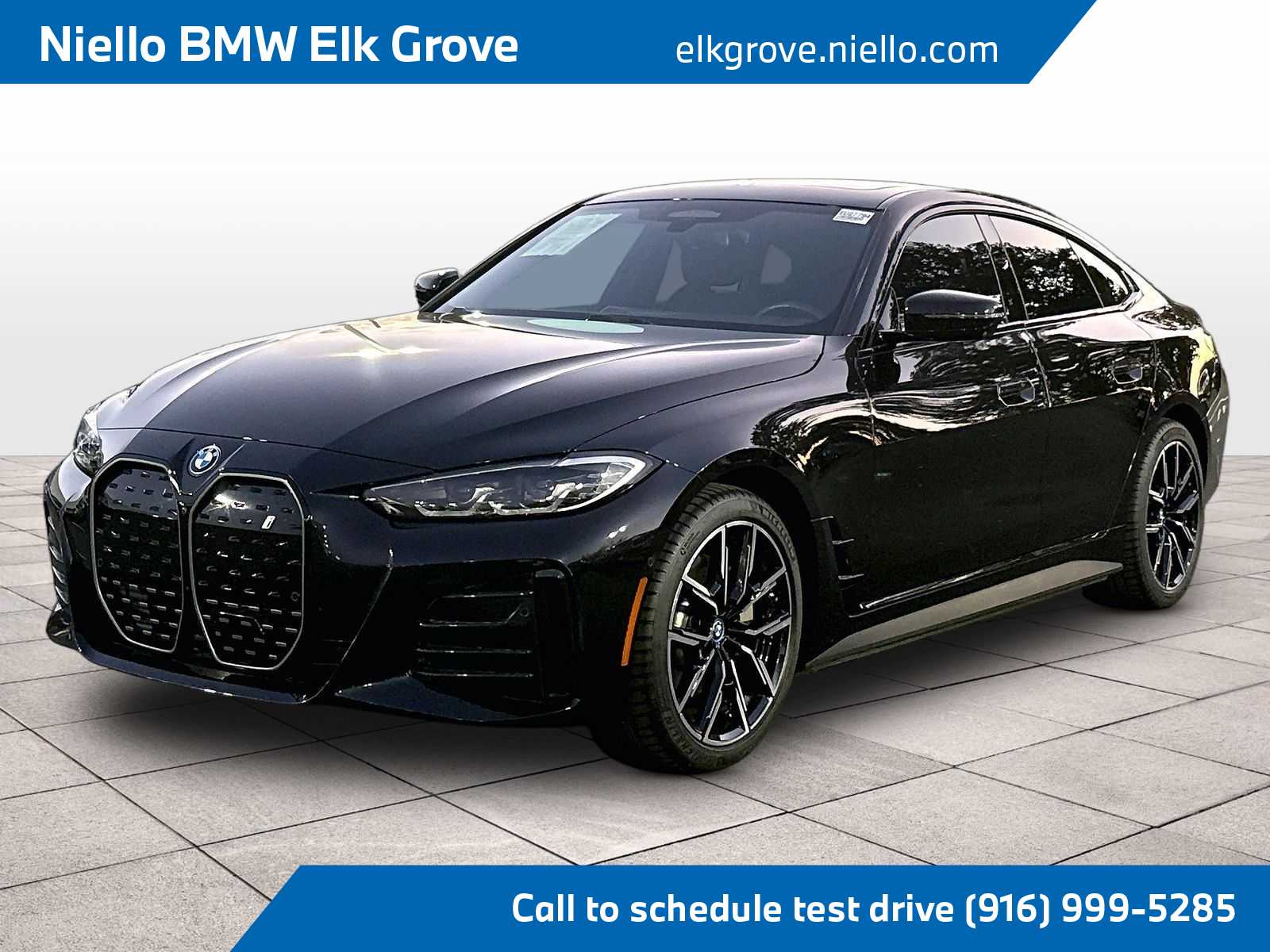 Black Sapphire Metallic 2023 BMW i4 Sedan Rear-Wheel Drive 1-Speed Automatic