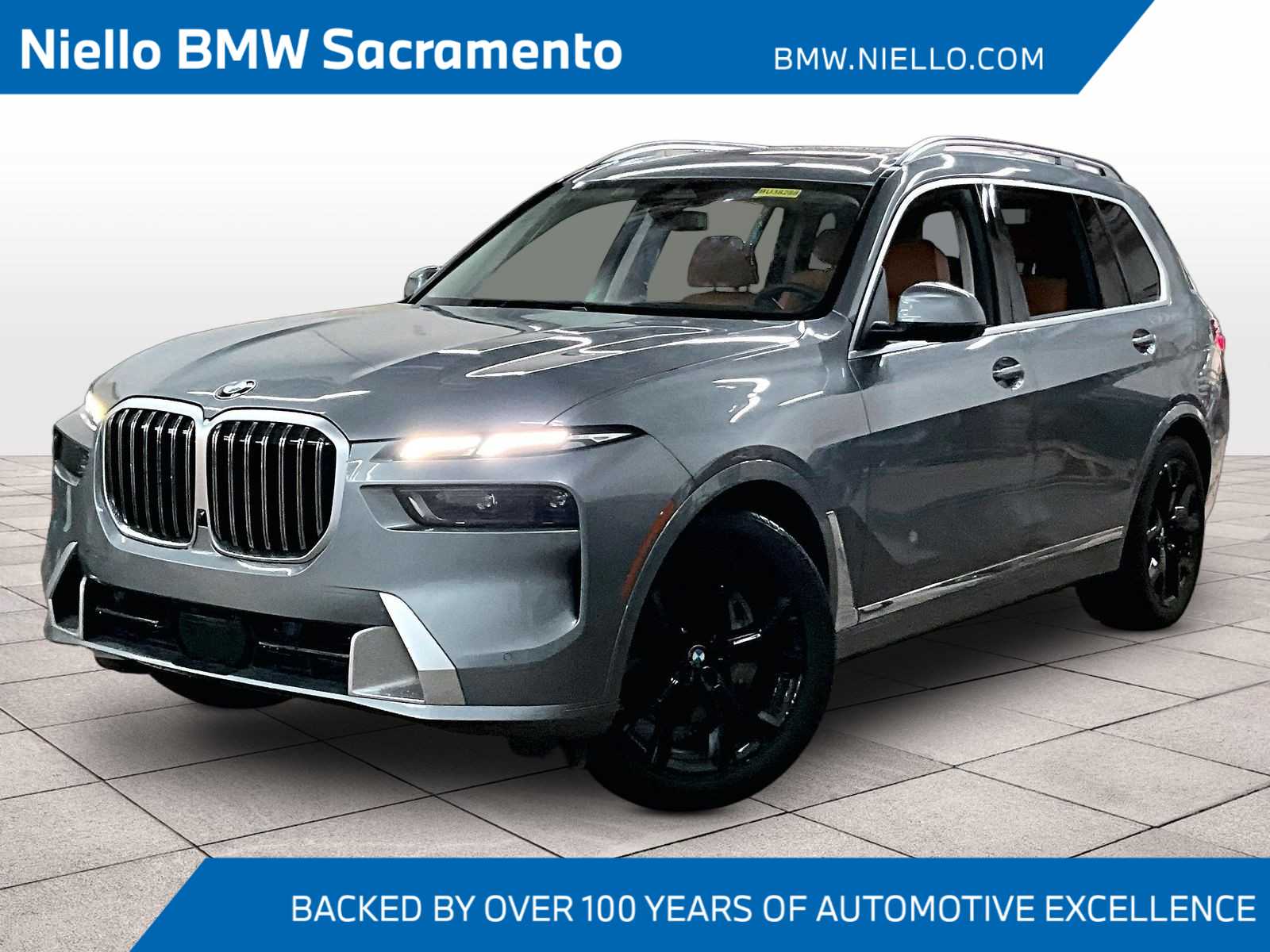 Gray (Skyscraper Grey Metallic) 2024 BMW X7 xDrive40i AWD SUV / Crossover All-Wheel Drive 8-Speed Automatic