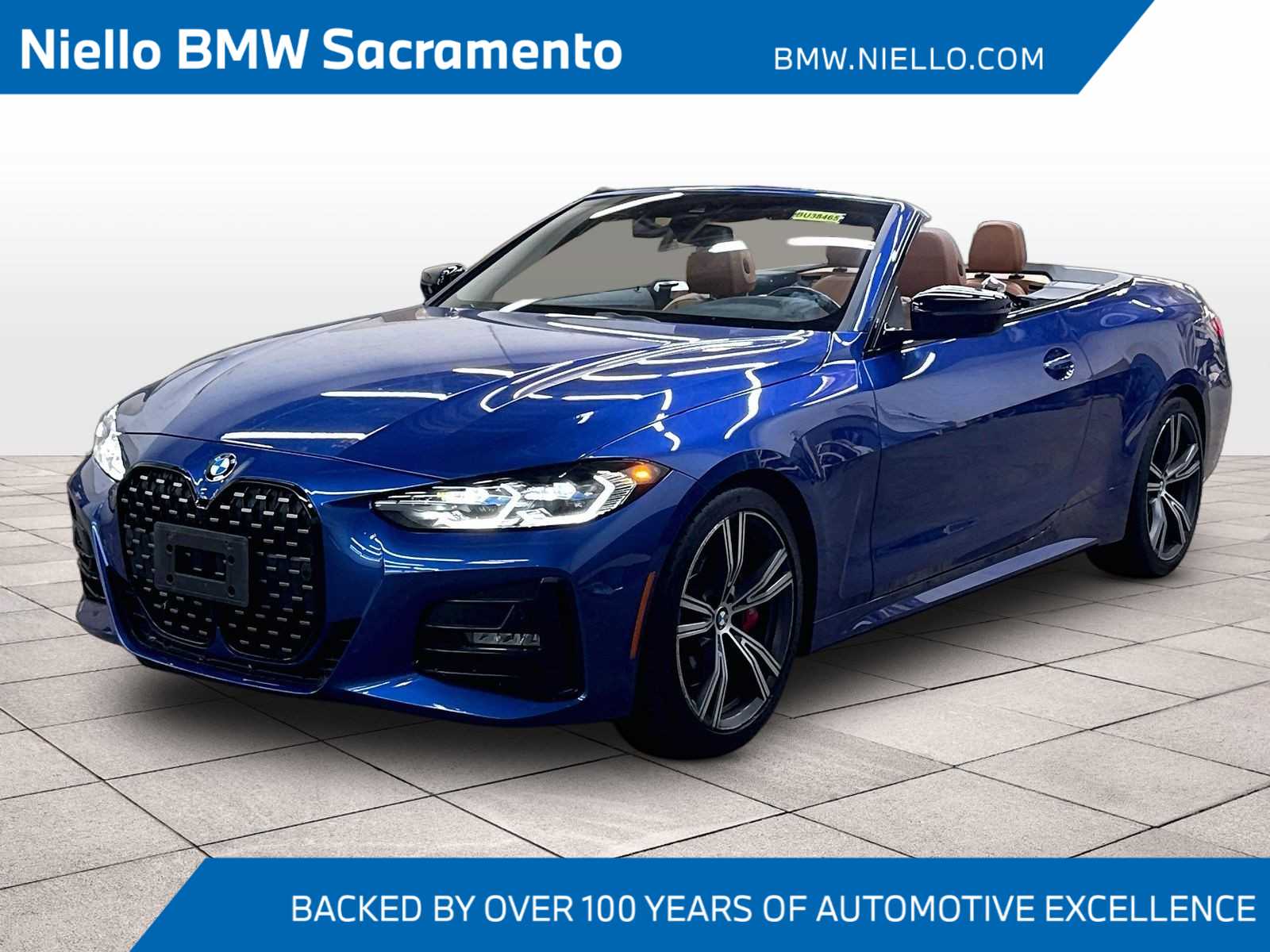 Portimao Blue Metallic 2022 BMW 4 Series 430i Convertible RWD Convertible Rear-Wheel Drive 8-Speed Automatic